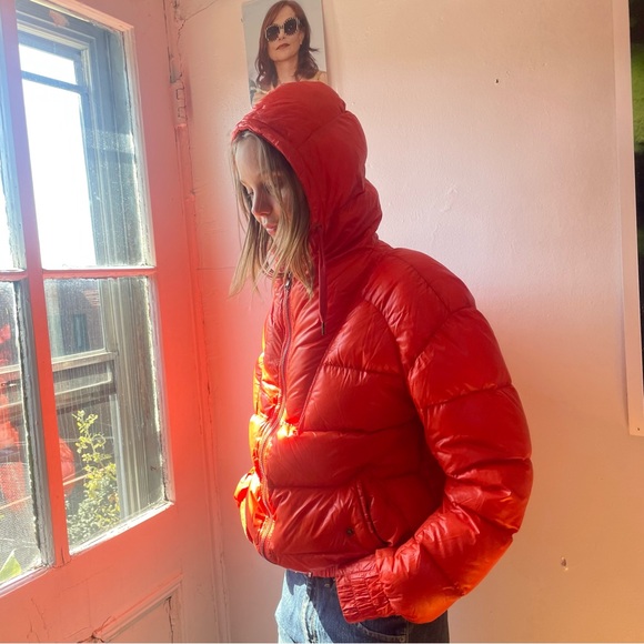 Orange Diesel Winter Puffer - Picture 3 of 3